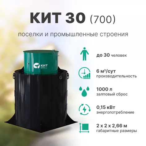 Станция биологической очистки КИТ 30 (К-30-700) в Родниках