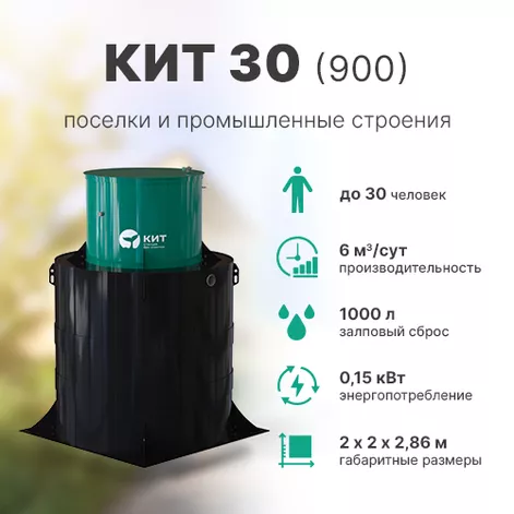 Станция биологической очистки КИТ 30 (К-30-900) в Родниках